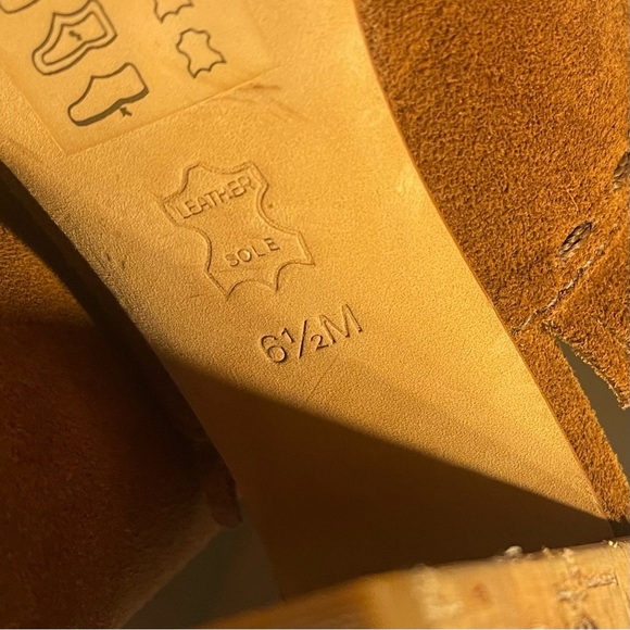 Tory Burch Huntington Suede Fringe Mules - Picture 12 of 13